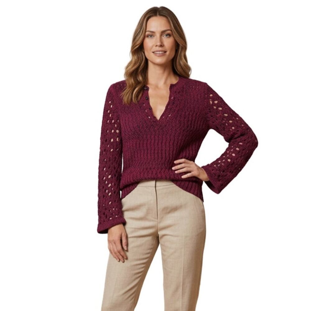 Chanel Knit Sweater 2014 Runway US 8 Luxury Style - Picture 2 of 11